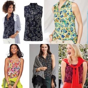 Bundle of 5 CAbi Sleeveless Tops, Blouses, Tanks Size XS